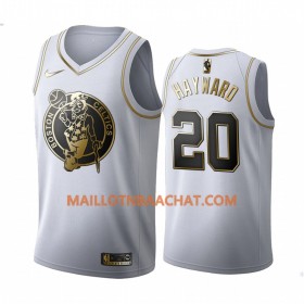 Maillot NBA Boston Celtics Gordon Hayward 20 Nike 2019-20 Blanc Golden Edition Swingman - Homme